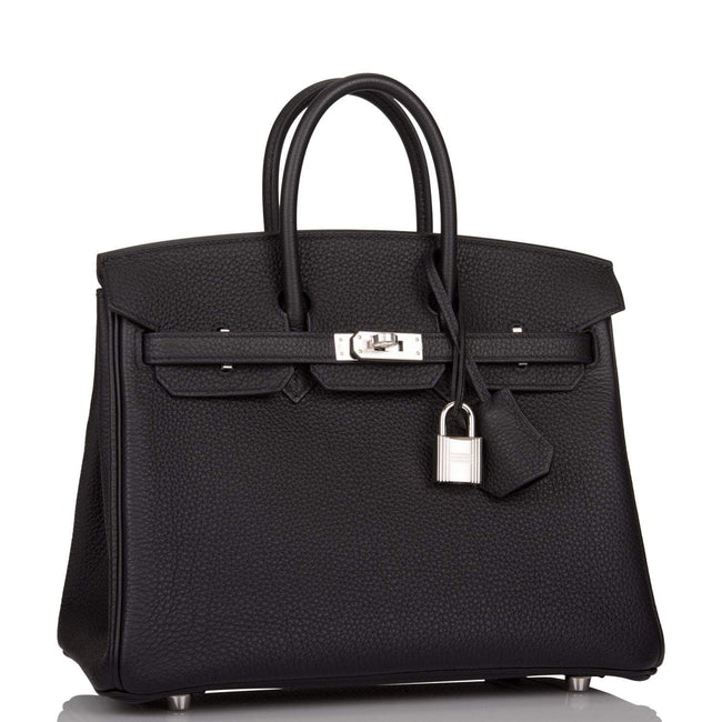 Hermes Black Togo Birkin 25cm Palladium Hardware Main Image