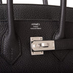 Hermes Black Togo Birkin 25cm Palladium Hardware