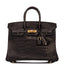 Hermes Black Matte Alligator Birkin 25cm Gold Hardware