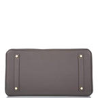 Hermes Birkin 35 Etain Togo Gold Hardware