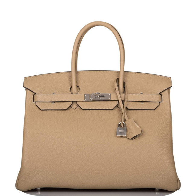 Hermes Birkin 35 Trench Clemence Palladium Hardware Hover Image