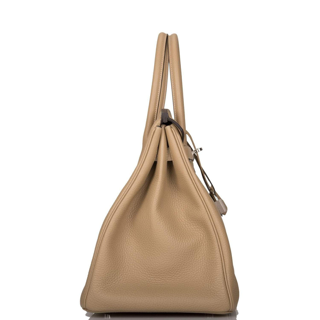 Hermes Birkin 35 Trench Clemence Palladium Hardware