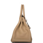 Hermes Birkin 35 Trench Clemence Palladium Hardware