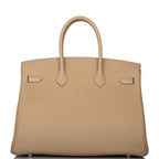 Hermes Birkin 35 Trench Clemence Palladium Hardware