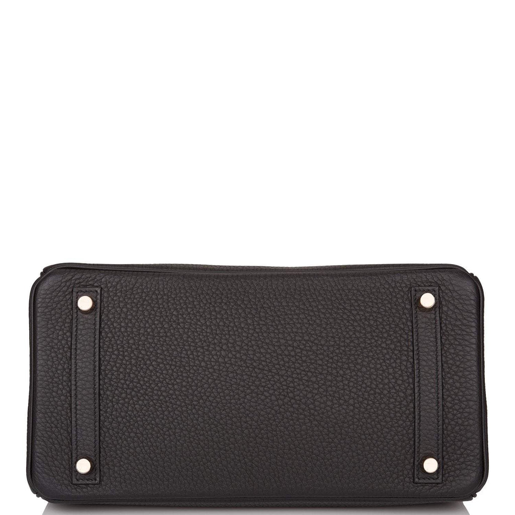 Hermes Black Togo Birkin 30cm Rose Gold Hardware