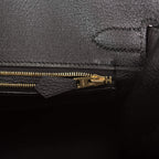 Hermes Black Togo Birkin 30cm Rose Gold Hardware