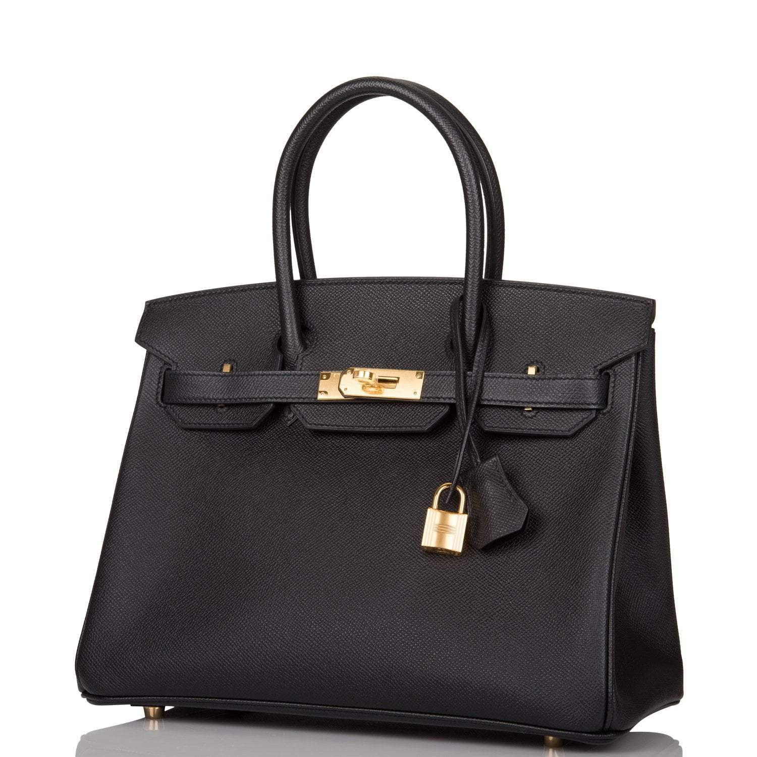 Hermes Birkin 30 Black Epsom Gold Hardware