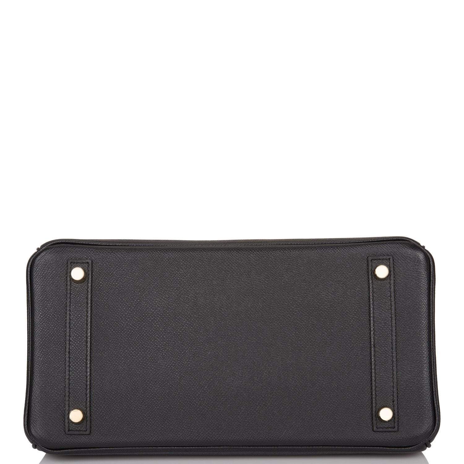Hermes Birkin 30 Black Epsom Gold Hardware