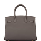 Hermes Etain Togo Birkin 30cm Gold Hardware