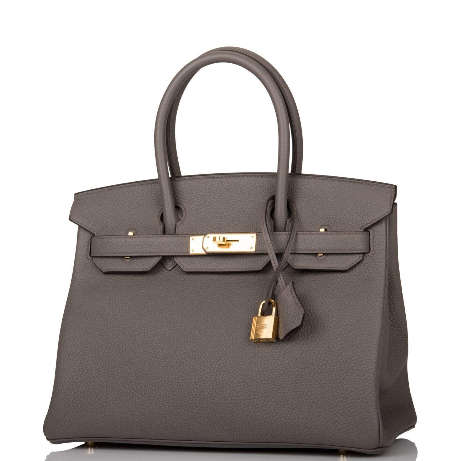 Hermes Etain Togo Birkin 30cm Gold Hardware