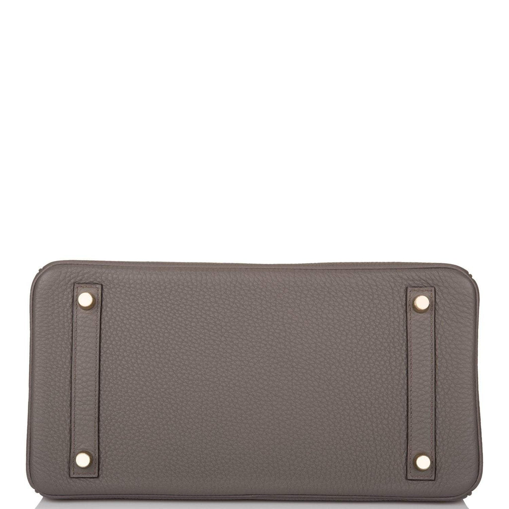 Hermes Etain Togo Birkin 30cm Gold Hardware