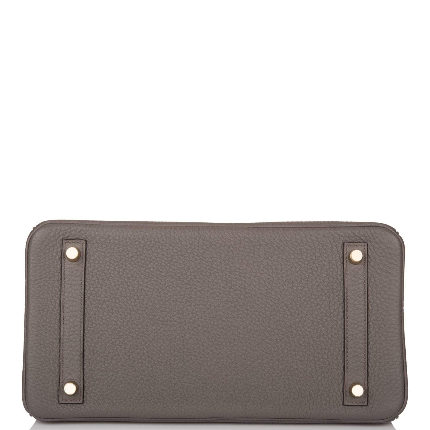 Hermes Etain Togo Birkin 30cm Gold Hardware