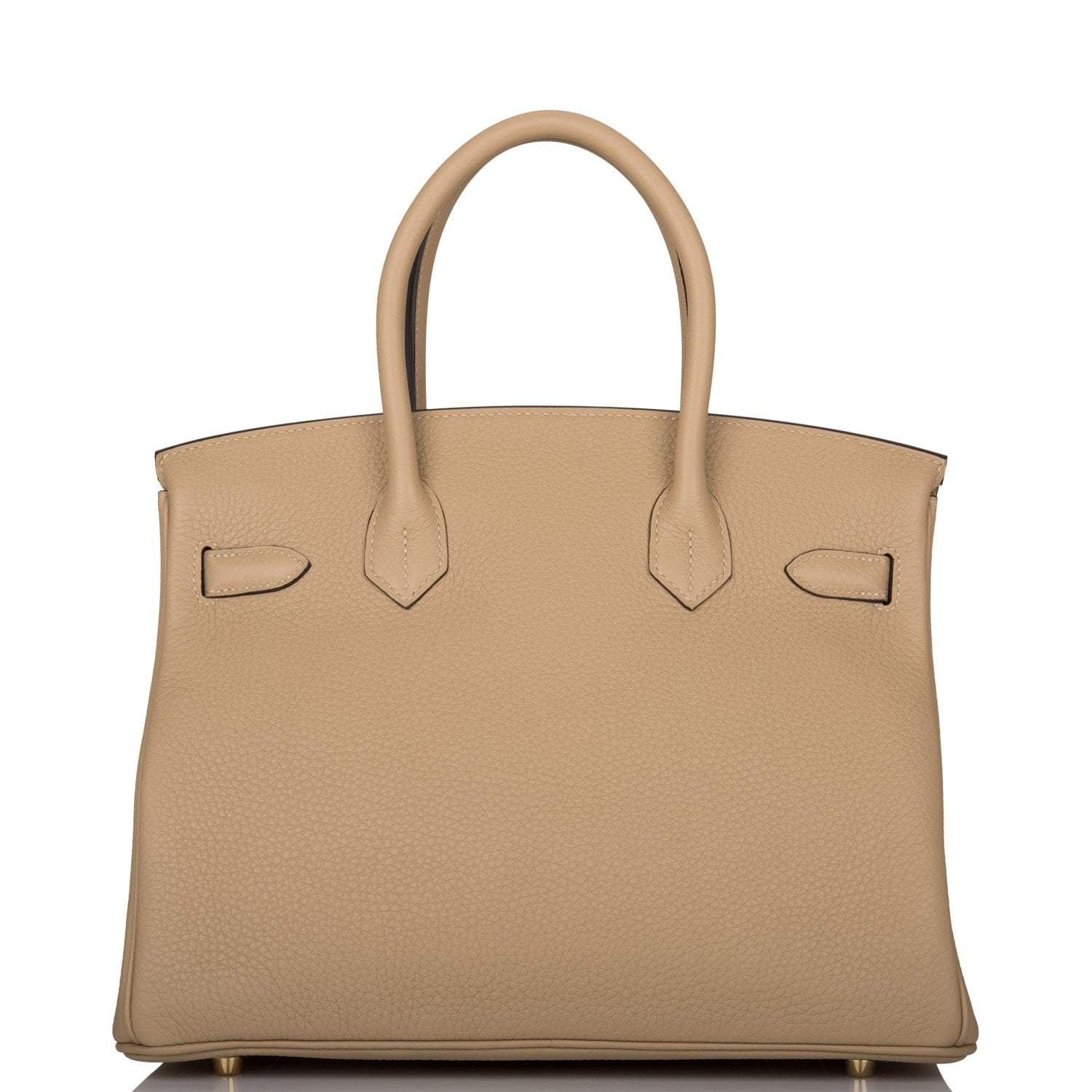 Hermes Trench Clemence Birkin 30cm Gold Hardware