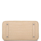 Hermes Trench Matte Alligator Birkin 30cm Palladium Hardware