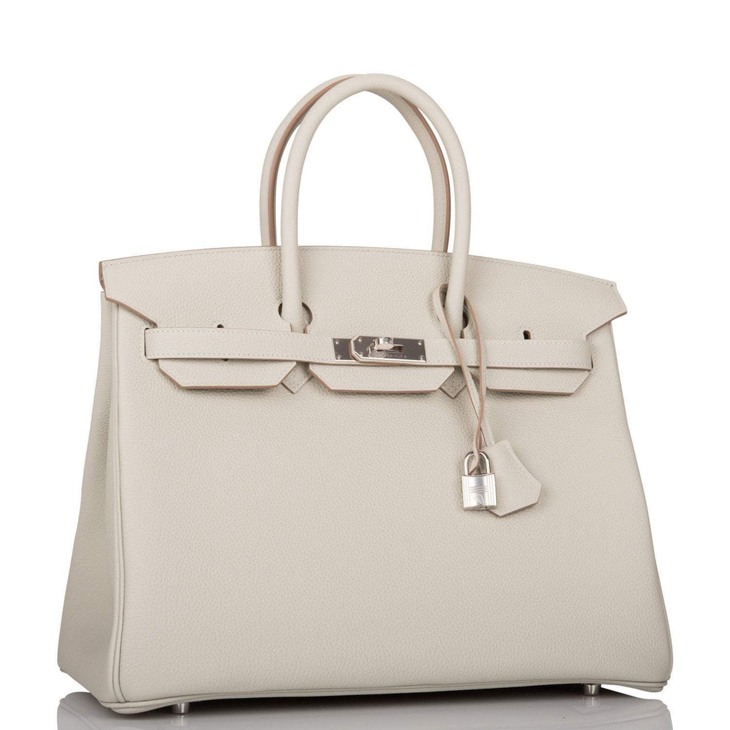 Hermes Gris Perle Togo Birkin 35cm Palladium Hardware
