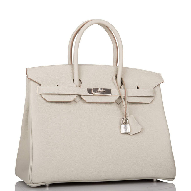 Hermes Gris Perle Togo Birkin 35cm Palladium Hardware Main Image