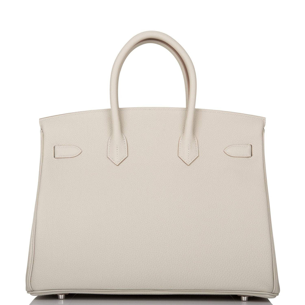 Hermes Gris Perle Togo Birkin 35cm Palladium Hardware