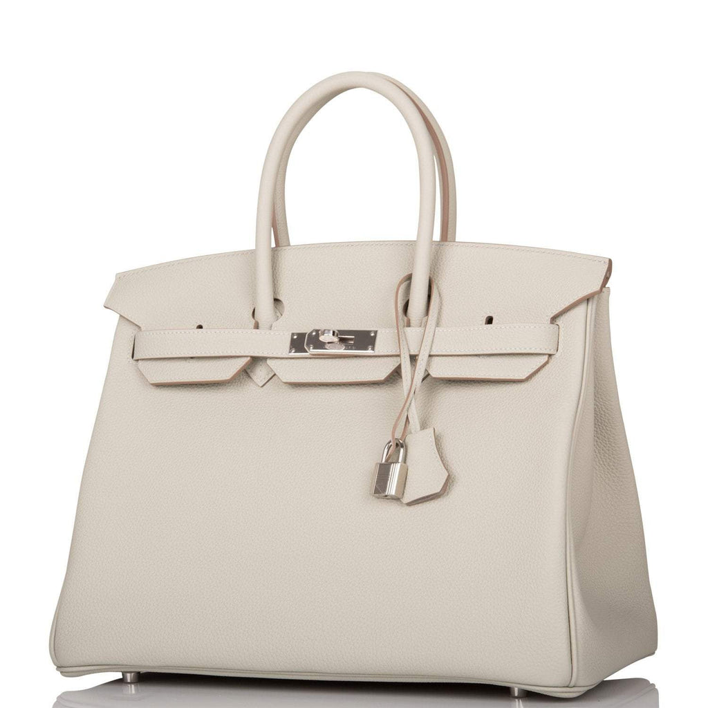 Hermes Gris Perle Togo Birkin 35cm Palladium Hardware
