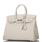 Hermes Gris Perle Togo Birkin 35cm Palladium Hardware