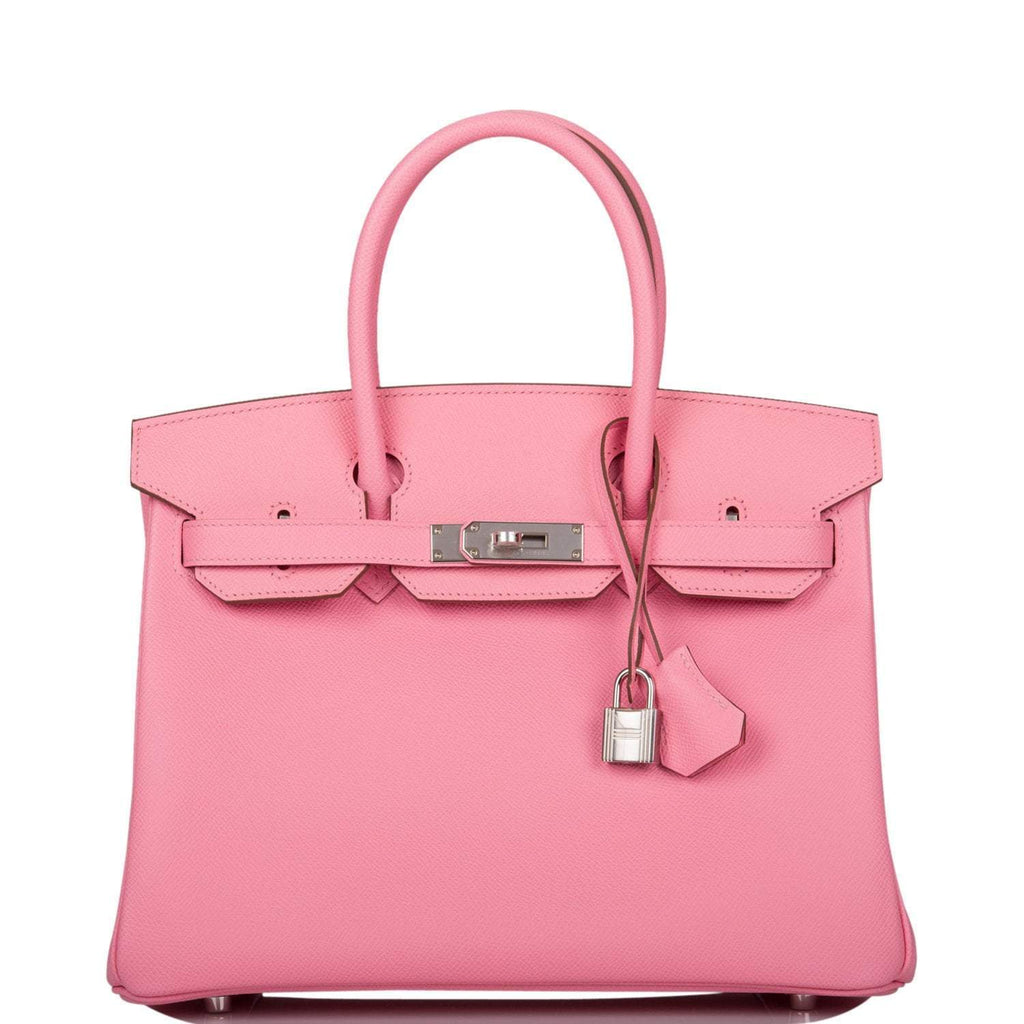 Hermes Rose Confetti Epsom Birkin 30cm Palladium Hardware