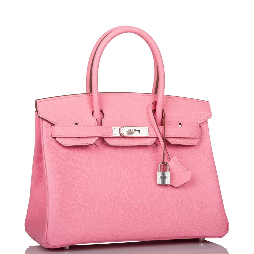 Hermes Rose Confetti Epsom Birkin 30cm Palladium Hardware