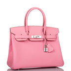 Hermes Rose Confetti Epsom Birkin 30cm Palladium Hardware