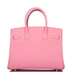 Hermes Rose Confetti Epsom Birkin 30cm Palladium Hardware