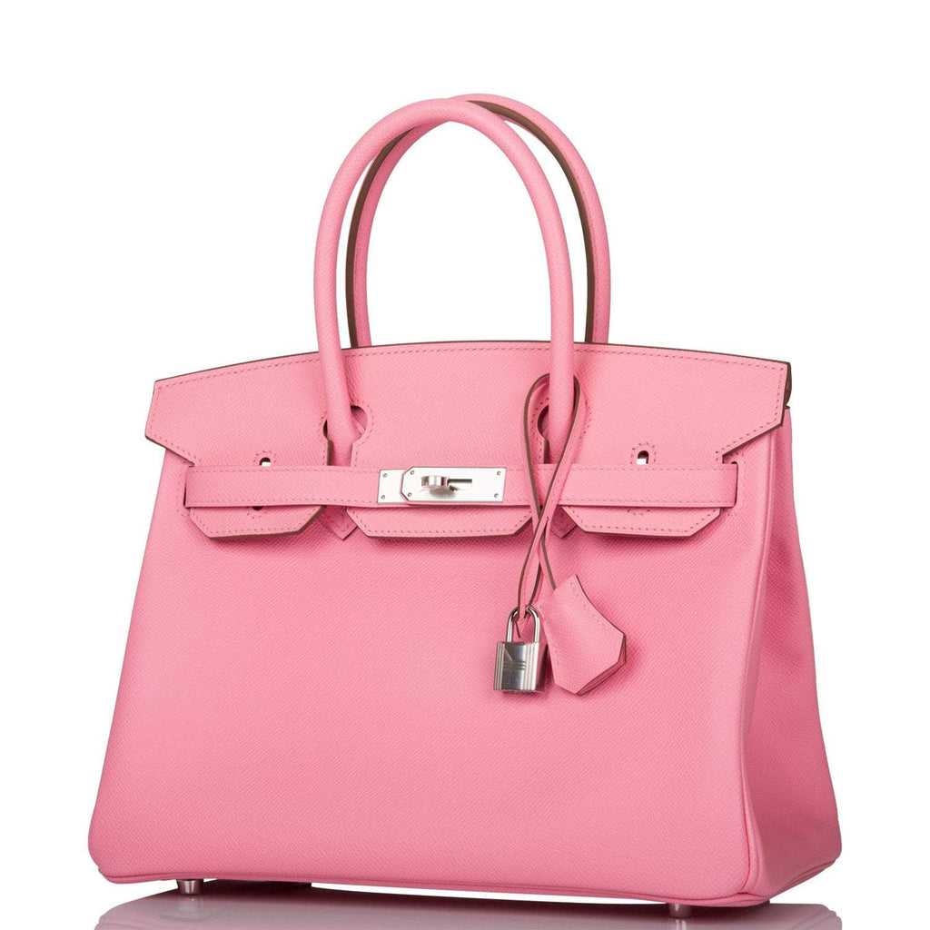 Hermes Rose Confetti Epsom Birkin 30cm Palladium Hardware