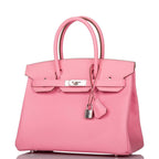 Hermes Rose Confetti Epsom Birkin 30cm Palladium Hardware