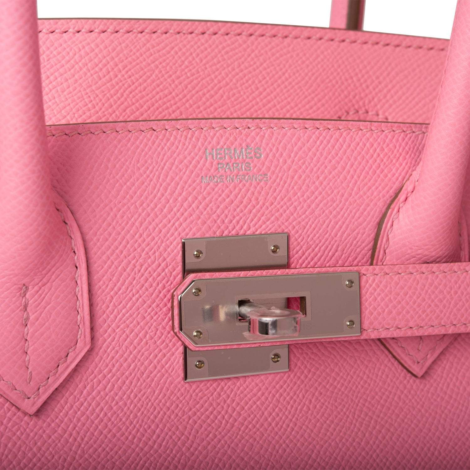 Hermes Rose Confetti Epsom Birkin 30cm Palladium Hardware