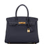 Hermes Bleu Nuit Togo Birkin 30cm Gold Hardware
