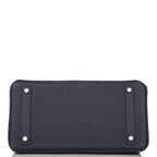 Hermes Bleu Nuit Togo Birkin 30cm Gold Hardware