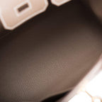 Hermes Birkin Sellier 25 Etoupe Epsom Gold Hardware