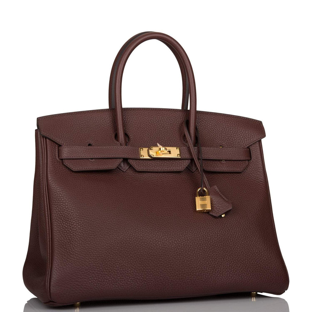 Hermes Birkin 35 Havane Clemence Gold Hardware