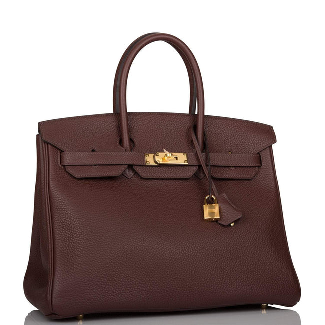 Hermes Birkin 35 Havane Clemence Gold Hardware Main Image