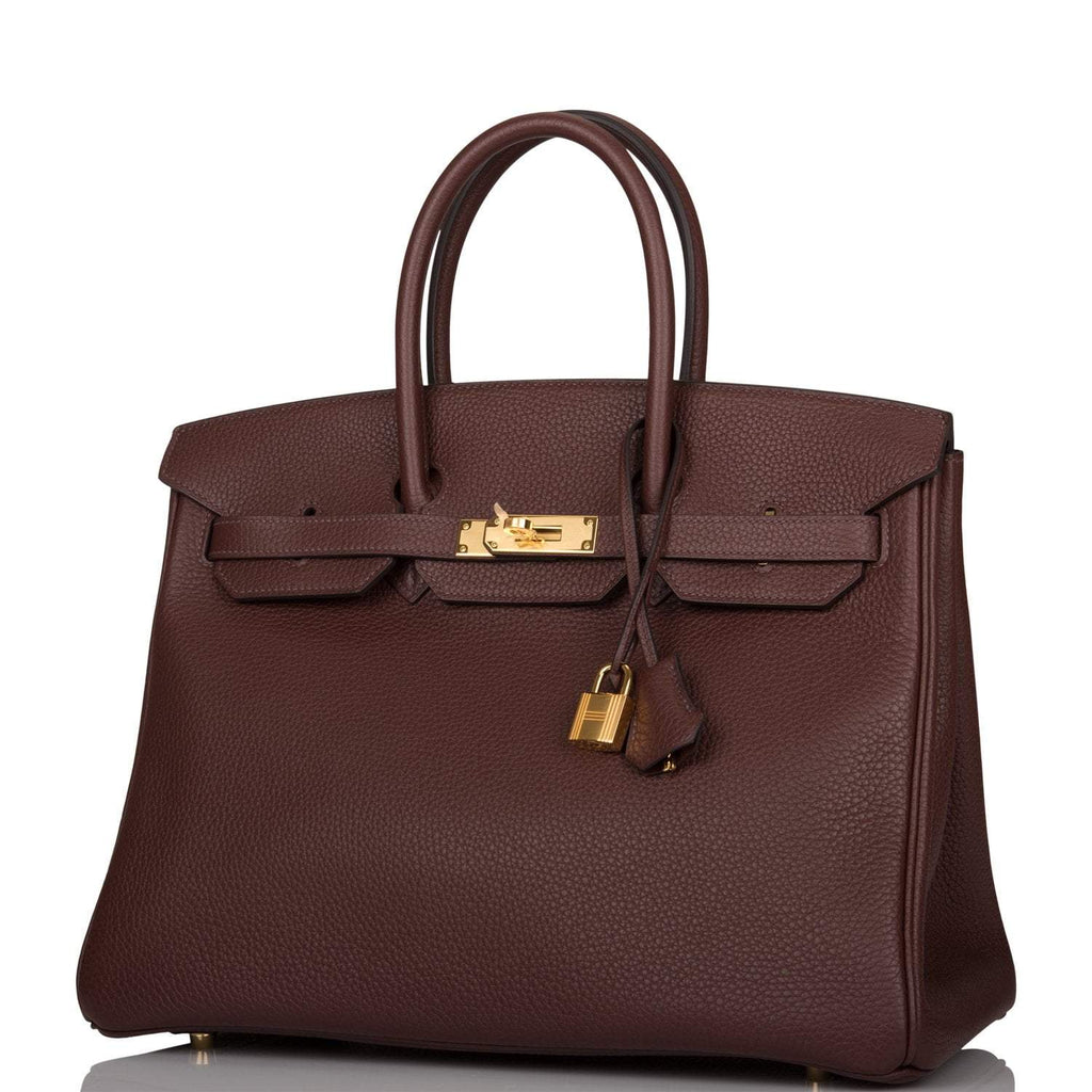 Hermes Birkin 35 Havane Clemence Gold Hardware