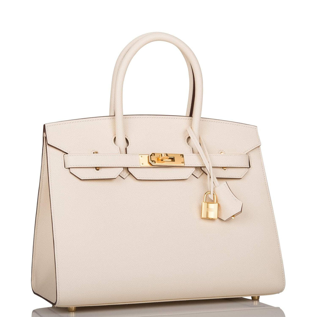 Hermes Nata Epsom Sellier Birkin 30cm Gold Hardware