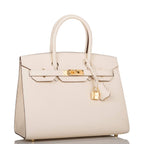 Hermes Nata Epsom Sellier Birkin 30cm Gold Hardware