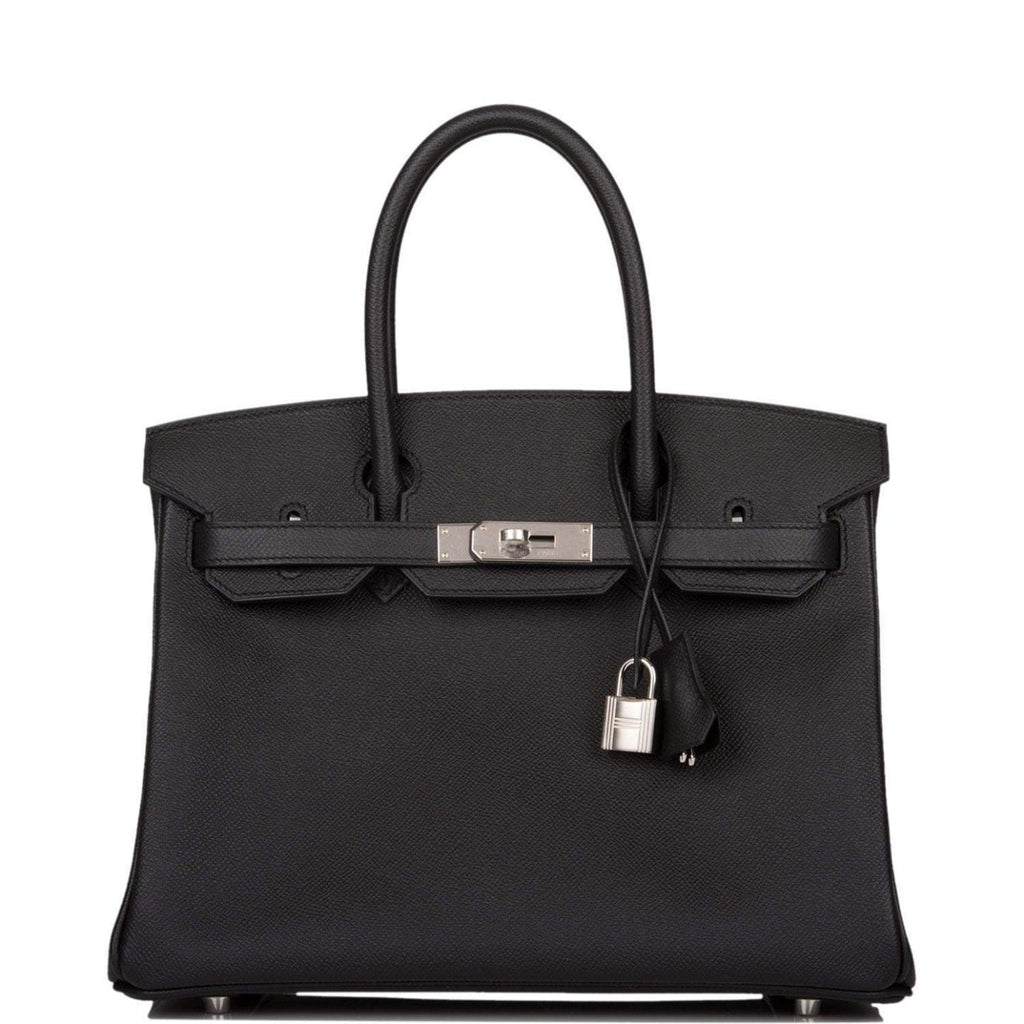 Hermes Black Epsom Birkin 30cm Palladium Hardware