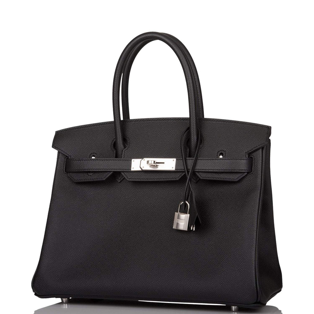 Hermes Black Epsom Birkin 30cm Palladium Hardware