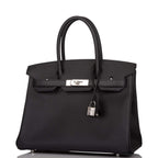Hermes Black Epsom Birkin 30cm Palladium Hardware