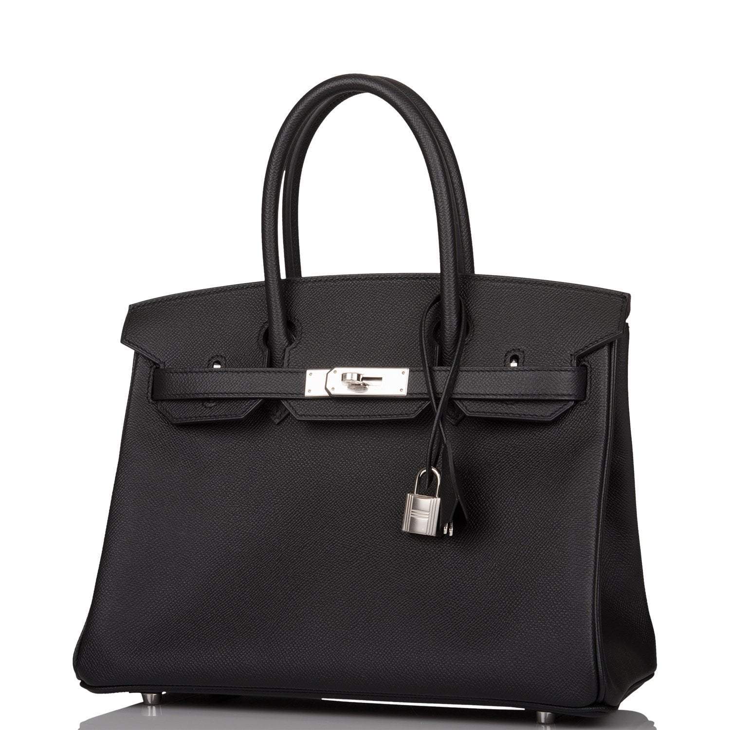 Hermes Black Epsom Birkin 30cm Palladium Hardware