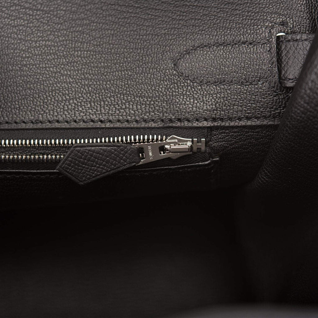 Hermes Black Epsom Birkin 30cm Palladium Hardware