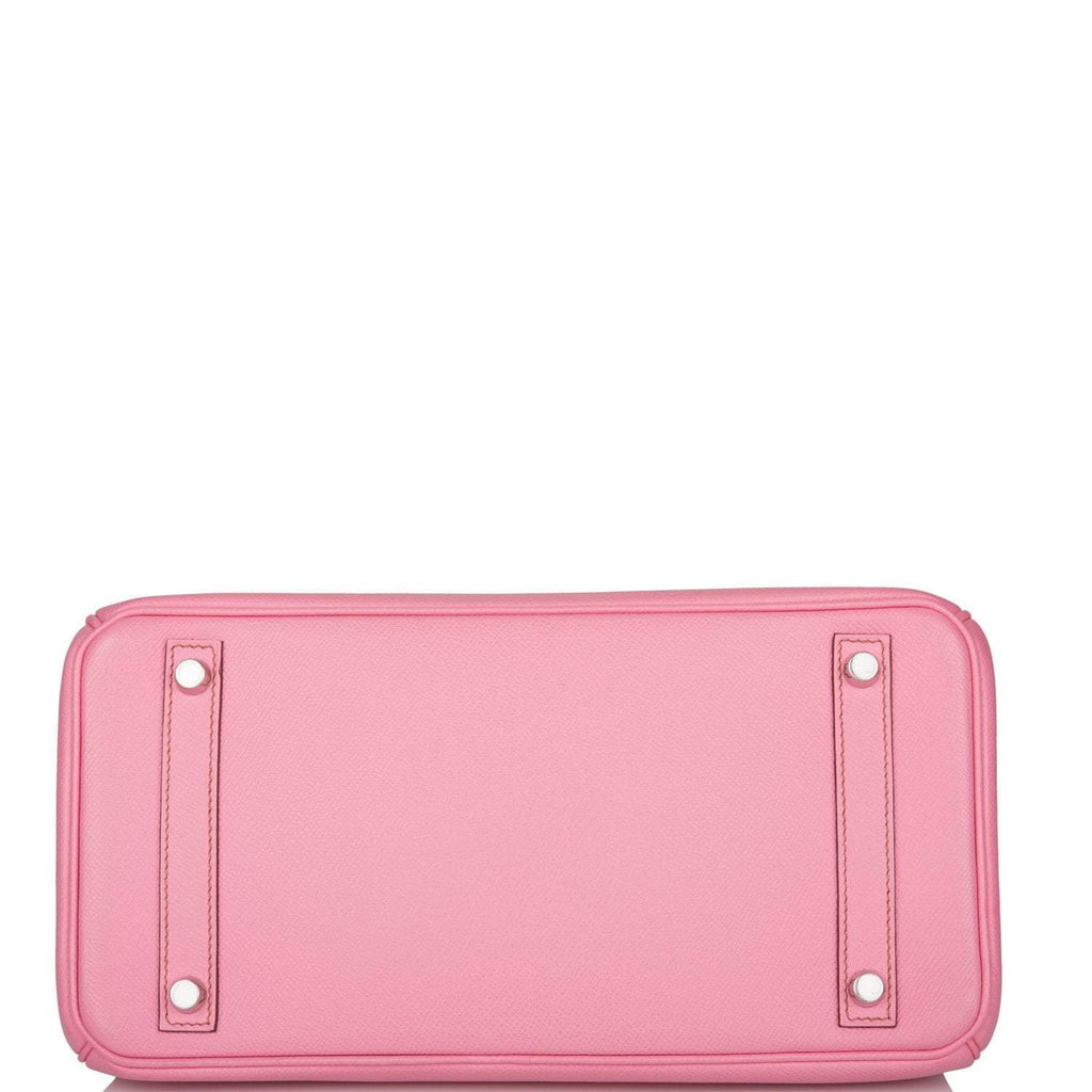 Pre-owned Hermes Birkin 30 Bubblegum 5P Epsom Palladium Hardware