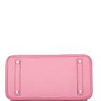 Pre-owned Hermes Birkin 30 Bubblegum 5P Epsom Palladium Hardware
