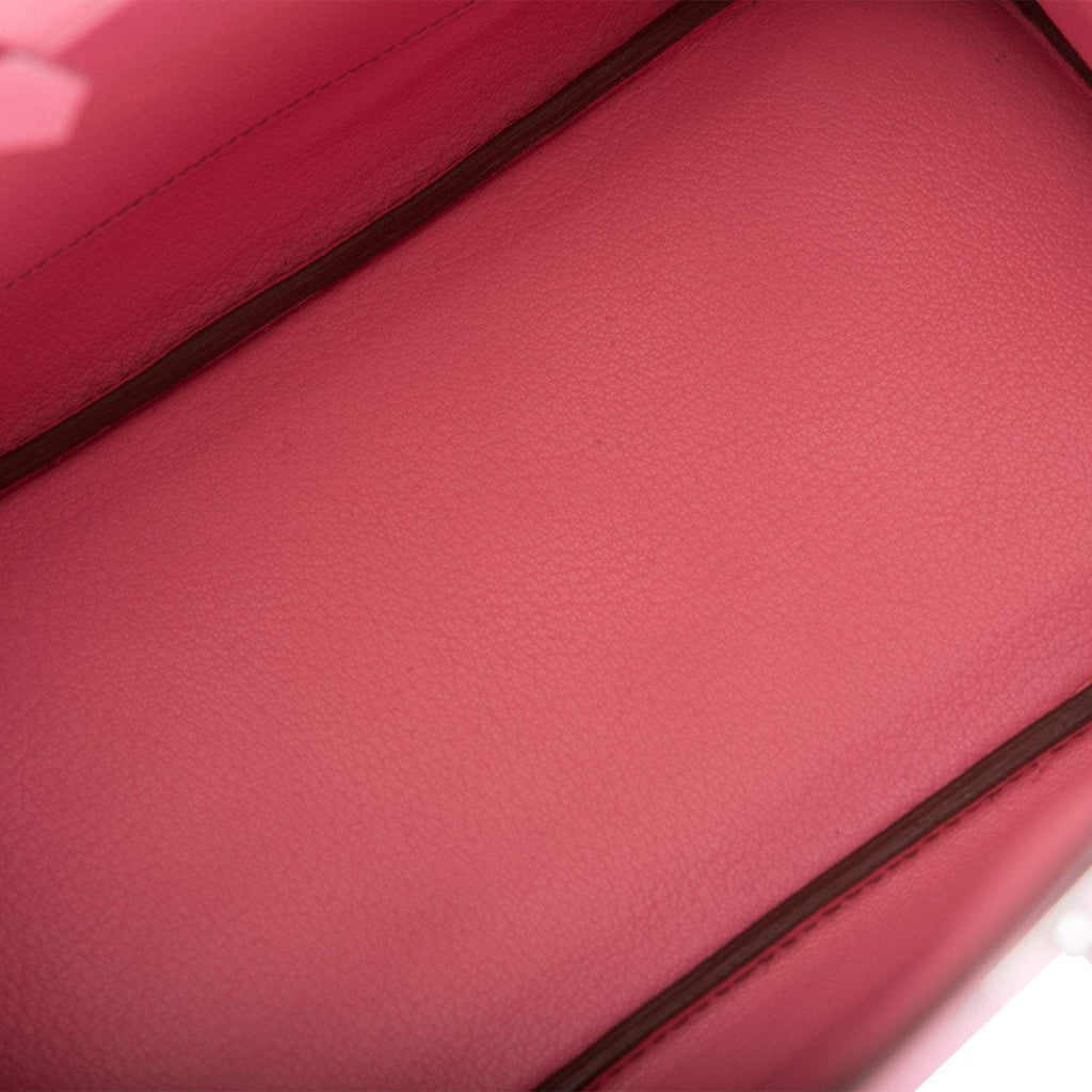 Pre-owned Hermes Birkin 30 Bubblegum 5P Epsom Palladium Hardware