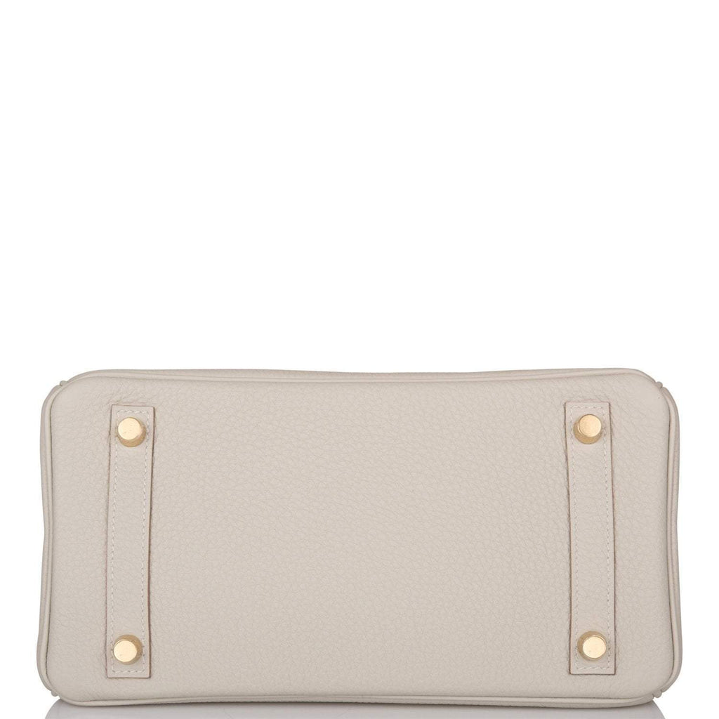 Hermes Birkin 25 Gris Perle Togo Gold Hardware