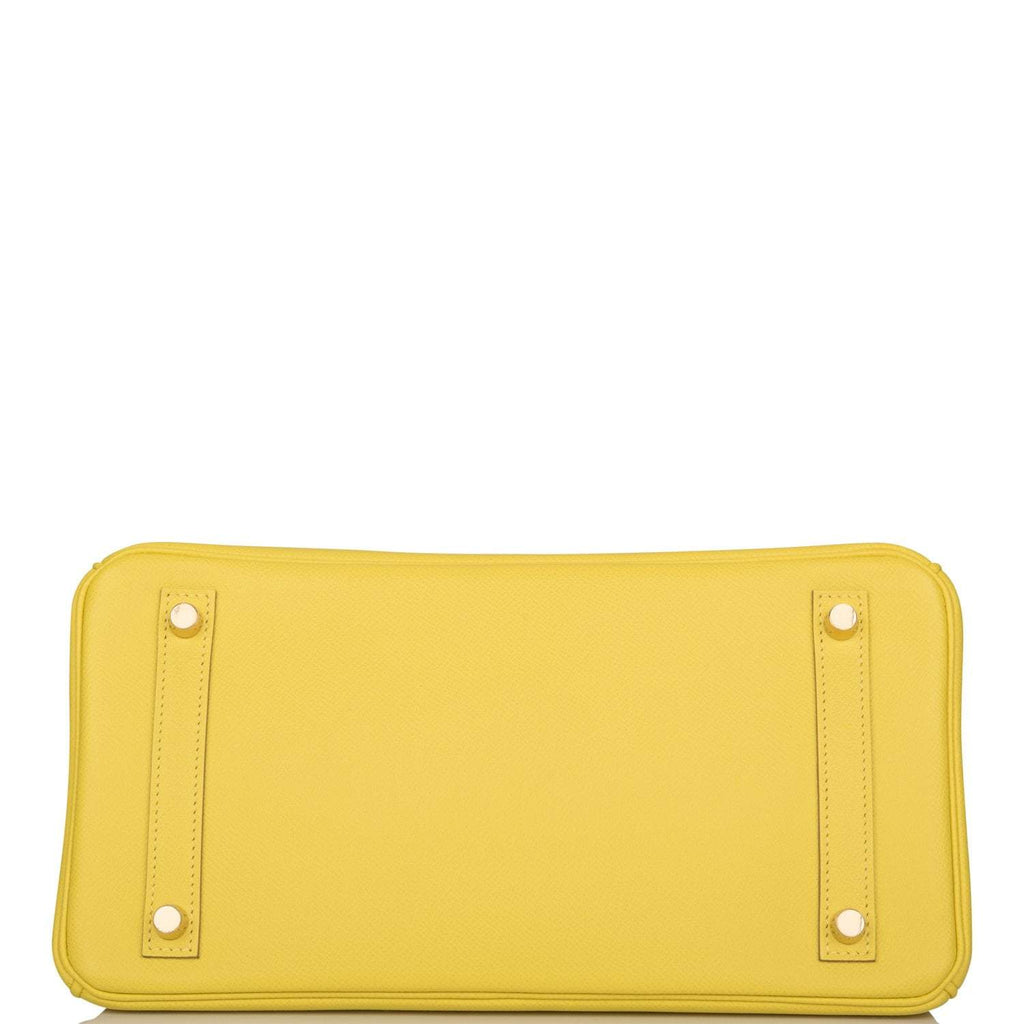 Hermes Lime Epsom Birkin 30cm Gold Hardware