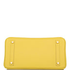 Hermes Lime Epsom Birkin 30cm Gold Hardware