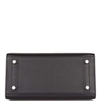 Hermes Birkin Sellier 25 Black Veau Madame Palladium Hardware